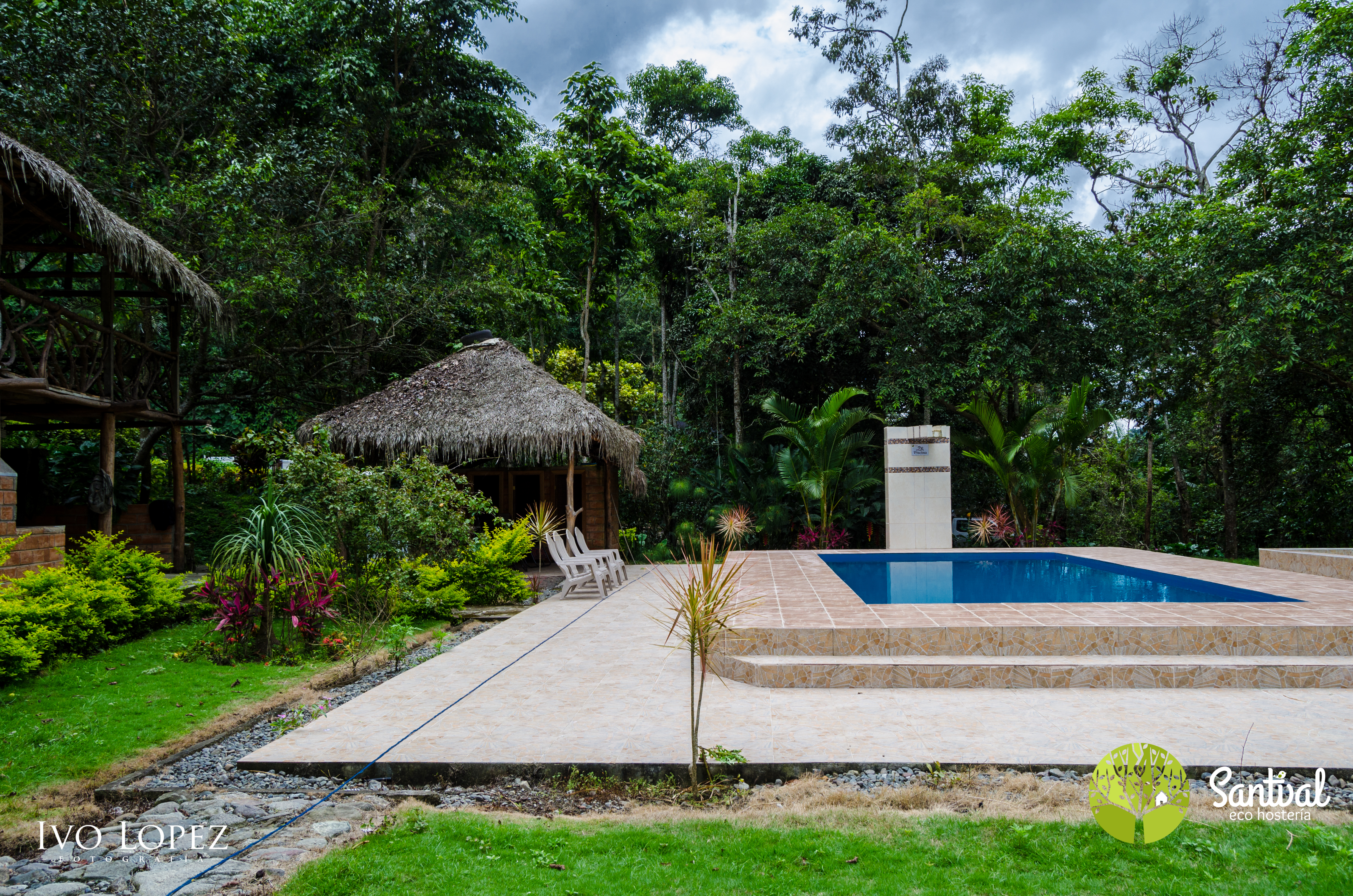 Piscina natural de Santval Lodge